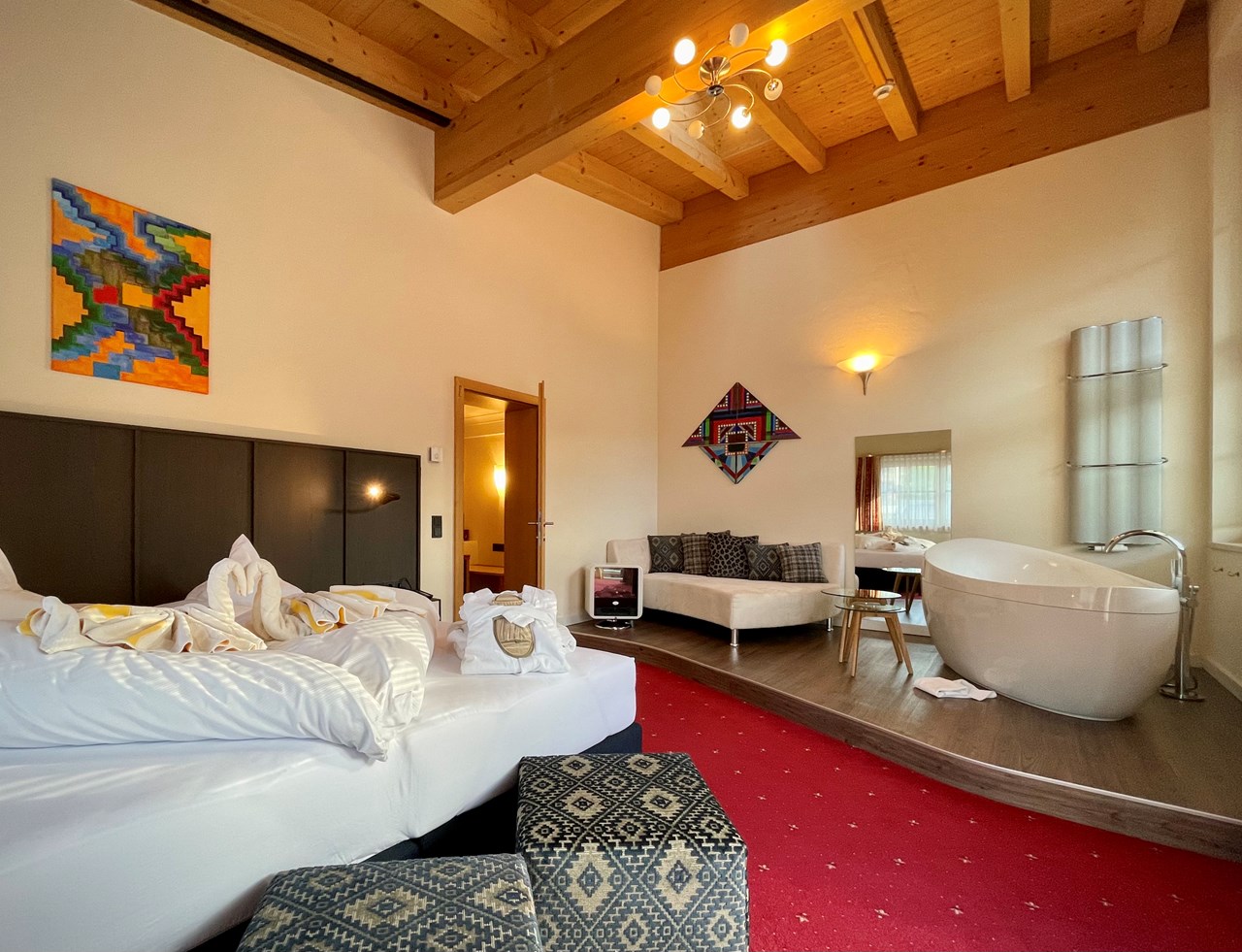 Wellness-& Familienhotel Egger Zimmerkategorien Familiensuite C, 3-6 Personen, 55m²