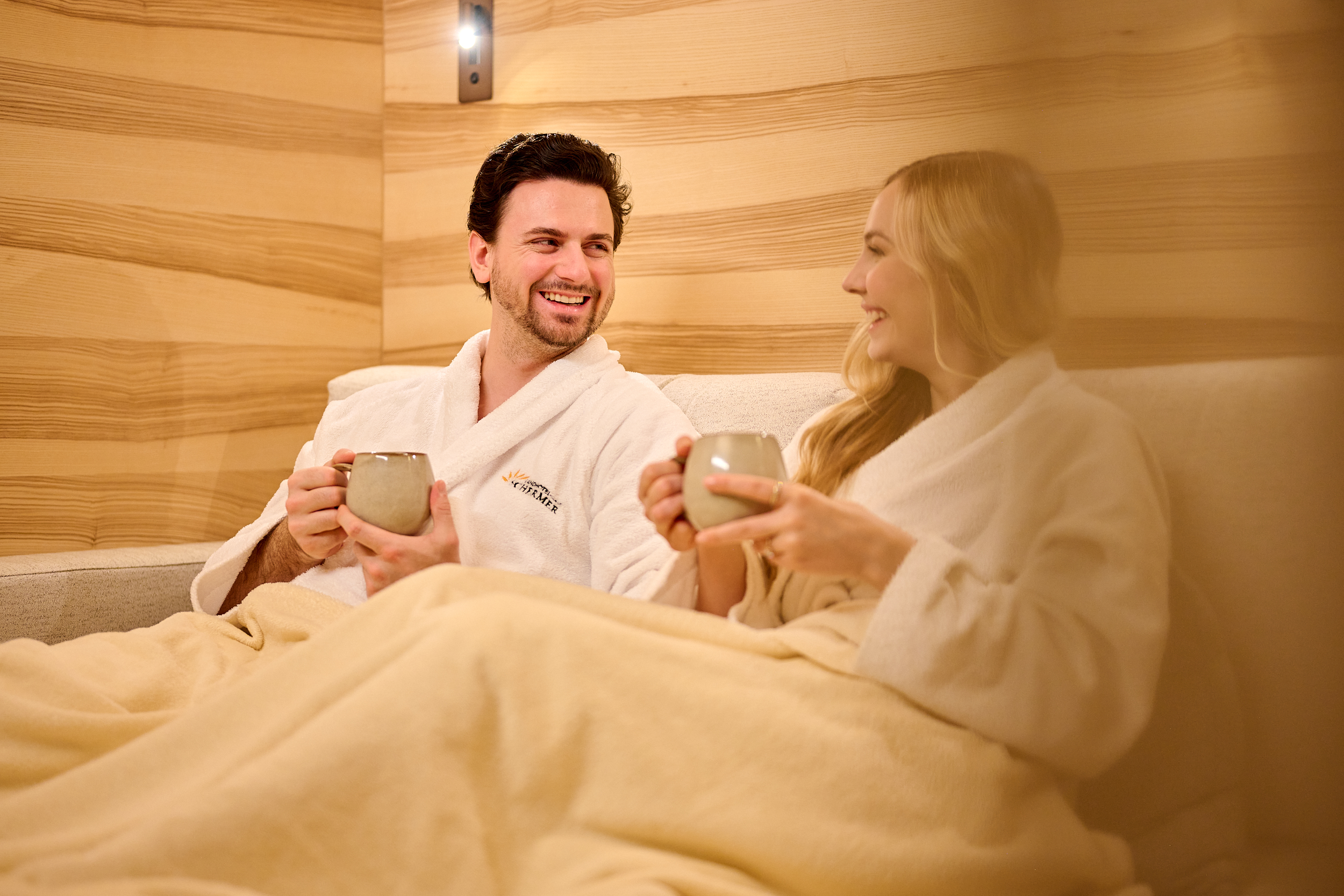 Kinderhotel: Paar in unserem Ruheraum - Landhotel Schermer