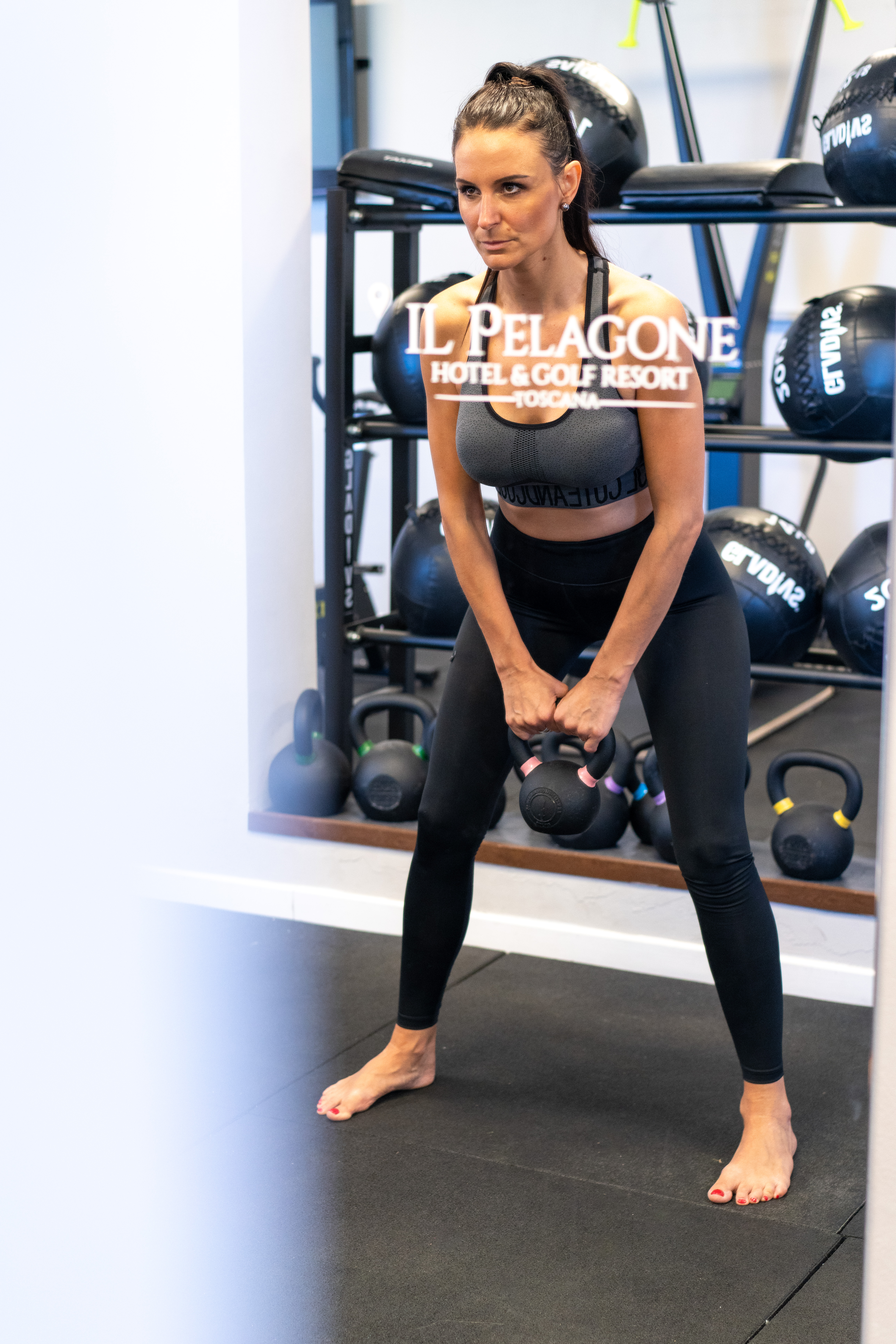 Kinderhotel: Unser gut ausgestattetes Fitnessstudio bietet alles, was Sie brauchen, um auch im Urlaub in Form zu bleiben. - Il Pelagone Hotel & Golf Resort Toscana - Spielen | Entdecken, Wasser | Wellness
