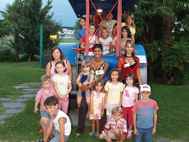 Kinderhotel: Dampfwalze im Kinderland - Albergo Losone