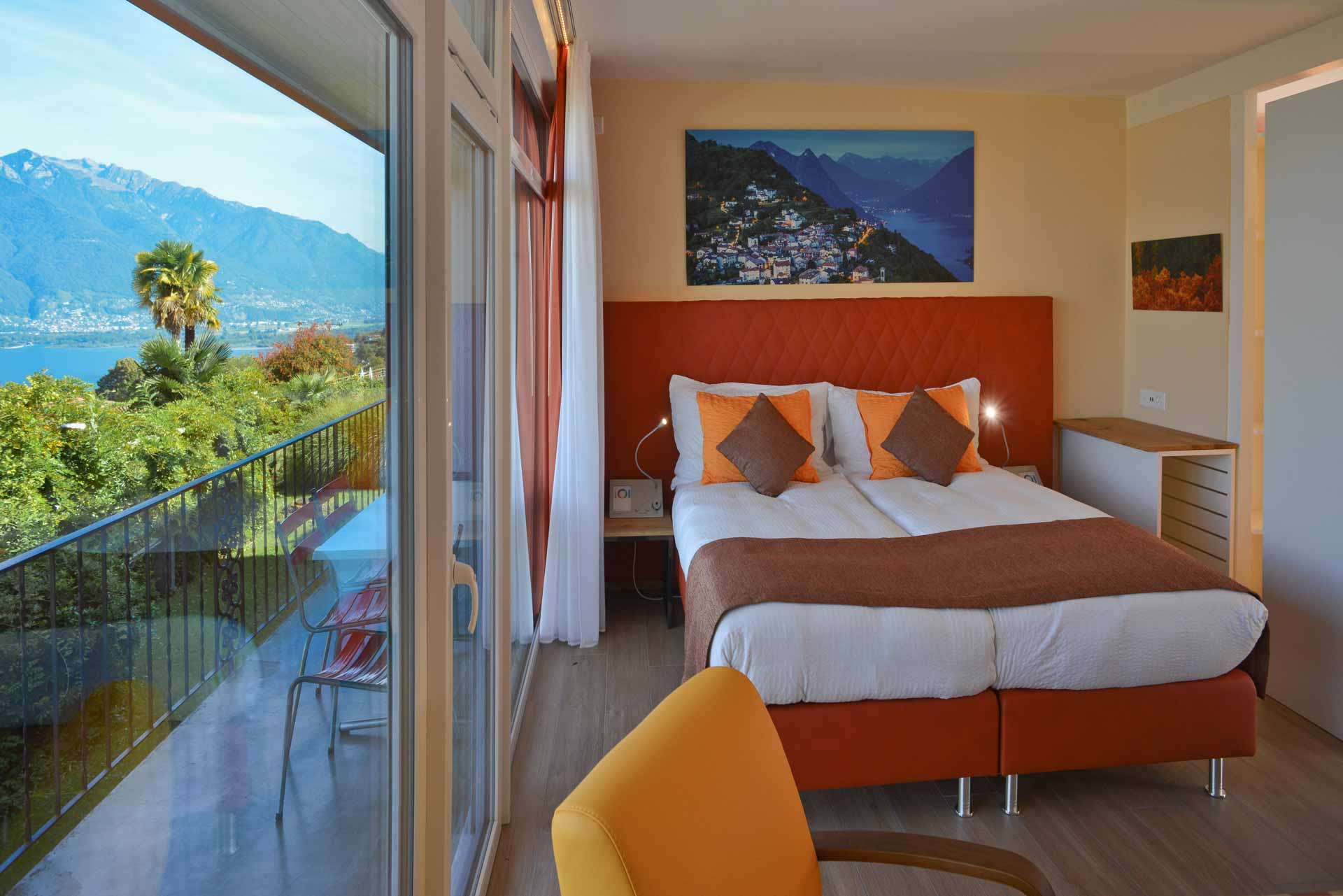 Familienhotel - Verpflegung: Halbpension - Bedano - Suite Balkon und Seesicht - Familienhotel La Campagnola