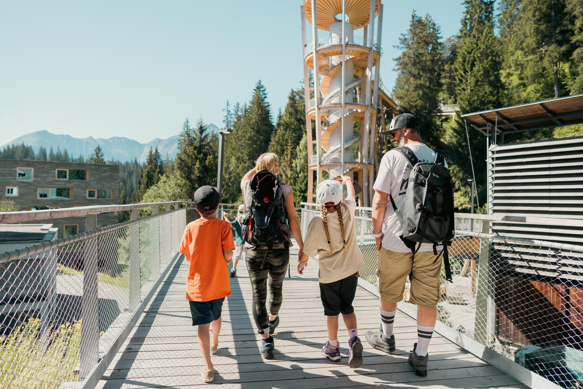 Kinderhotel: Senda dil Dragun (Baumwipfelpfad) - rocksresort - Spielen | Entdecken