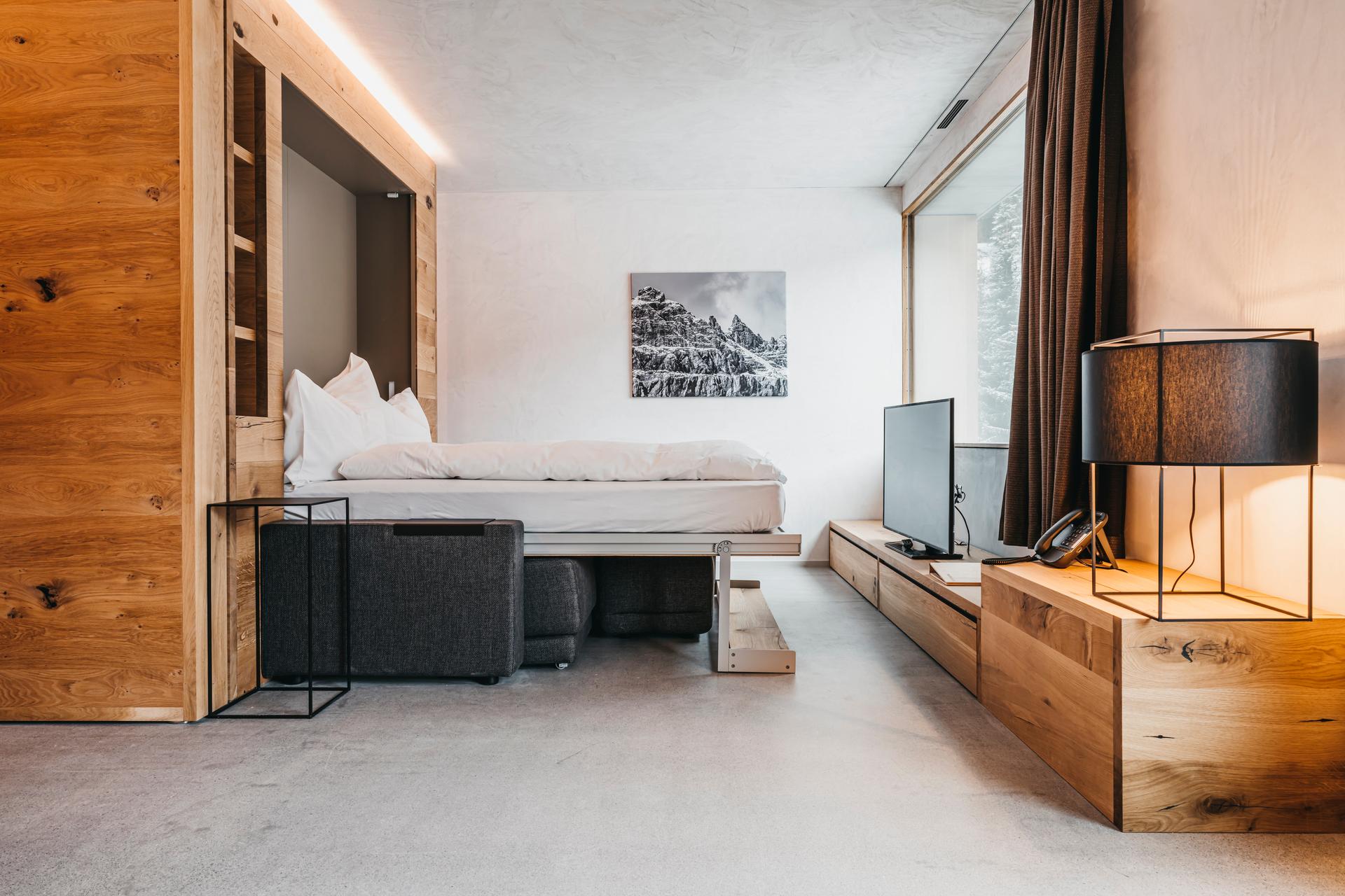 Kinderhotel: Apartment Cosy, 1 Schlafzimmer, Bettsofa - rocksresort - Wohnen | Schlafen