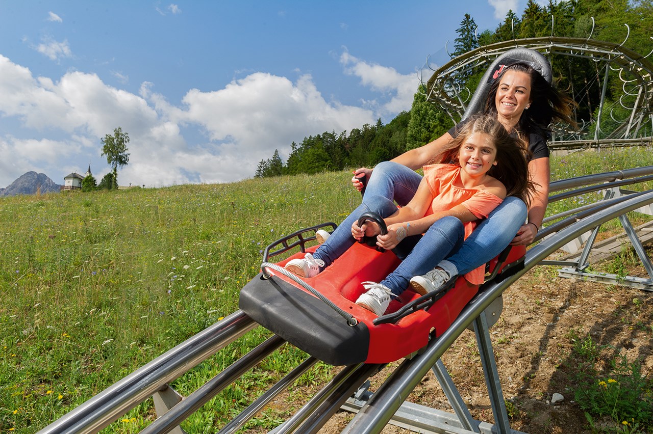 Hotel Glocknerhof Ausflugsziele Osttirodler: Ganzjahres-Rodelbahn