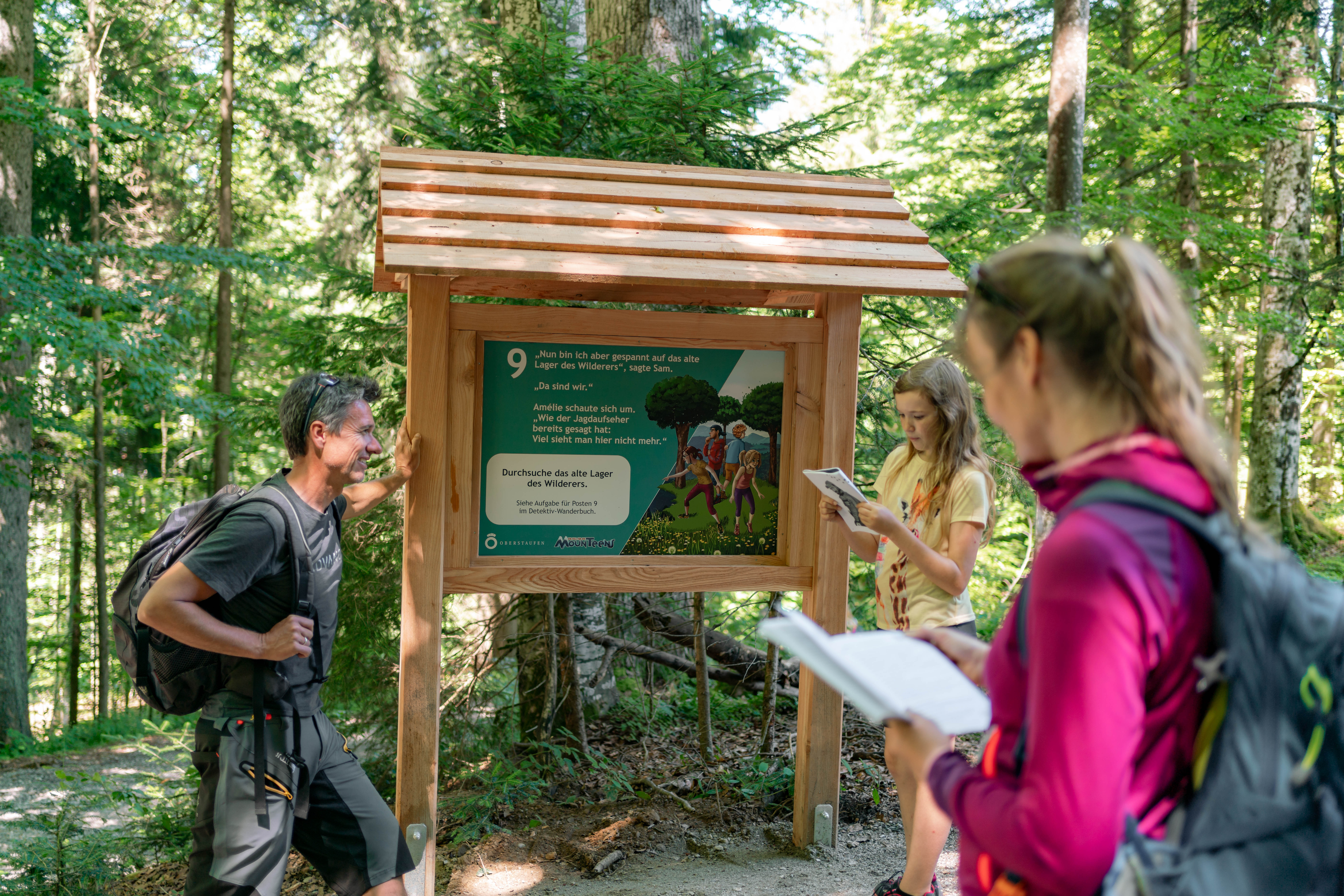 Kinderhotel: Familienwanderweg  - MONDI Familien & Aktivresort Oberstaufen - Hotel | Umgebung