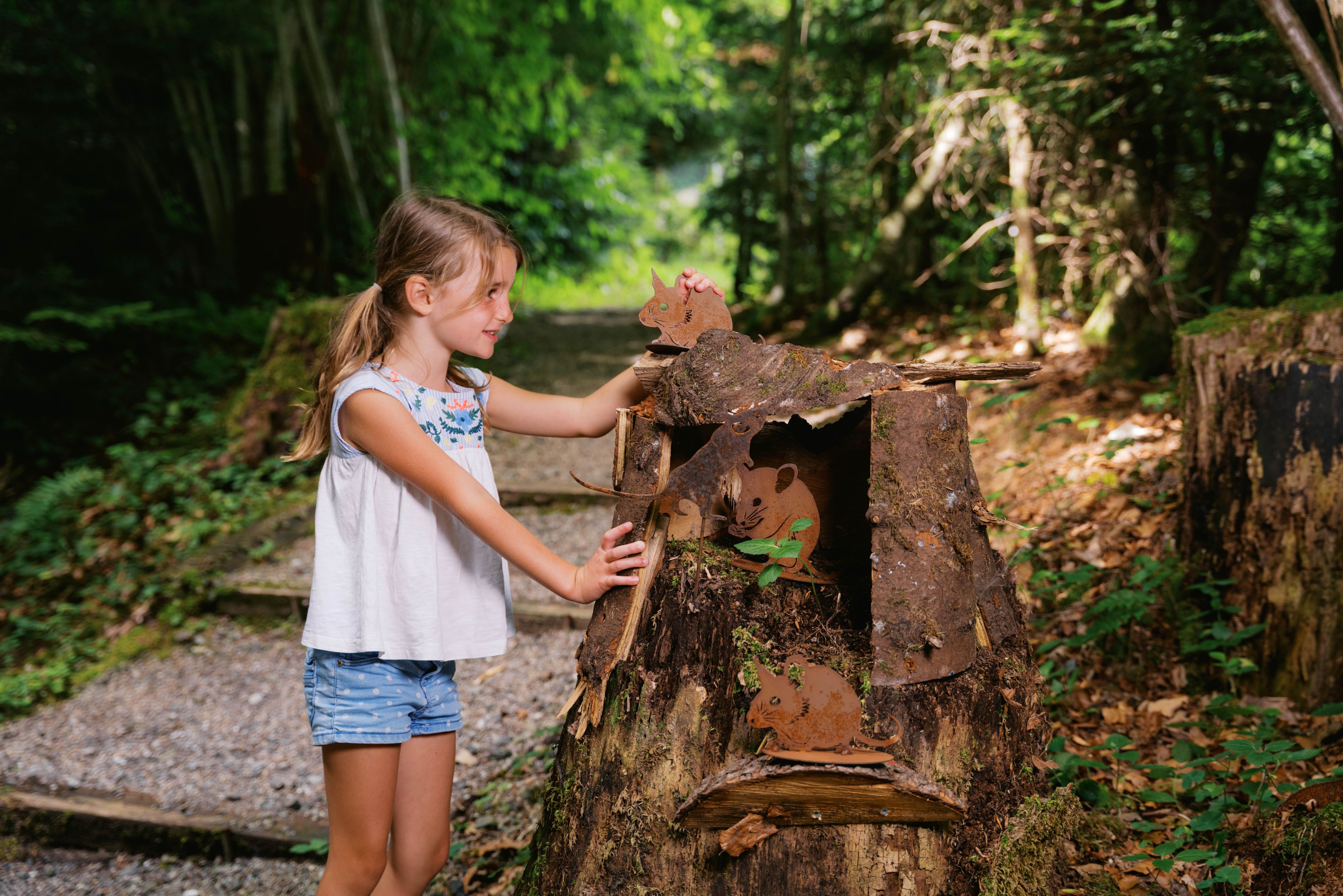 Kinderhotel: Walderlebnispfad - MONDI Familien & Aktivresort Oberstaufen - Spielen | Entdecken