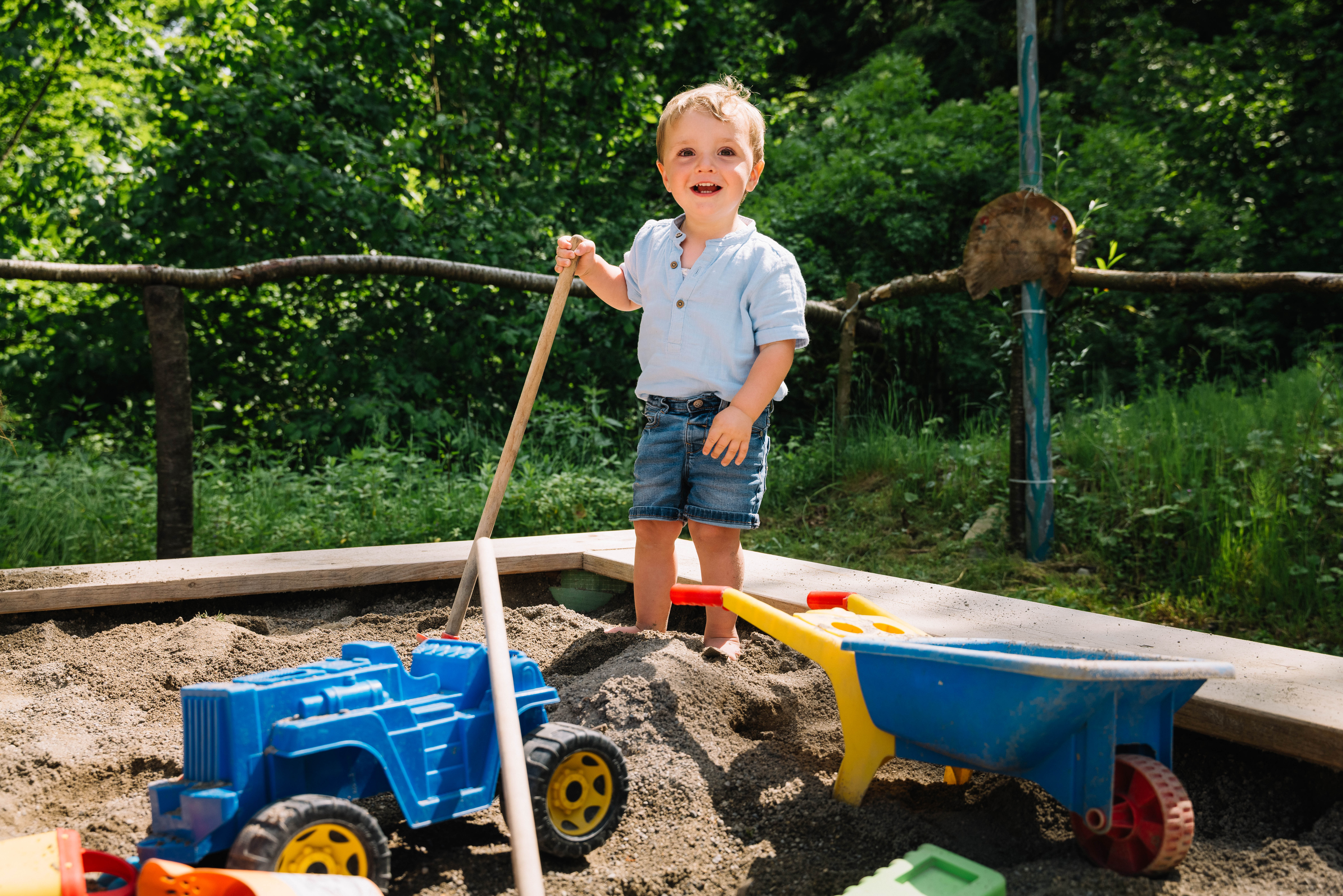 Kinderhotel: Großer Sandkasten - MONDI Resort Oberstaufen - Spielen | Entdecken