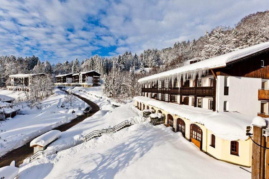 Kinderhotel: Das MONDI Resort im Winter - MONDI Resort und Chalets Oberstaufen