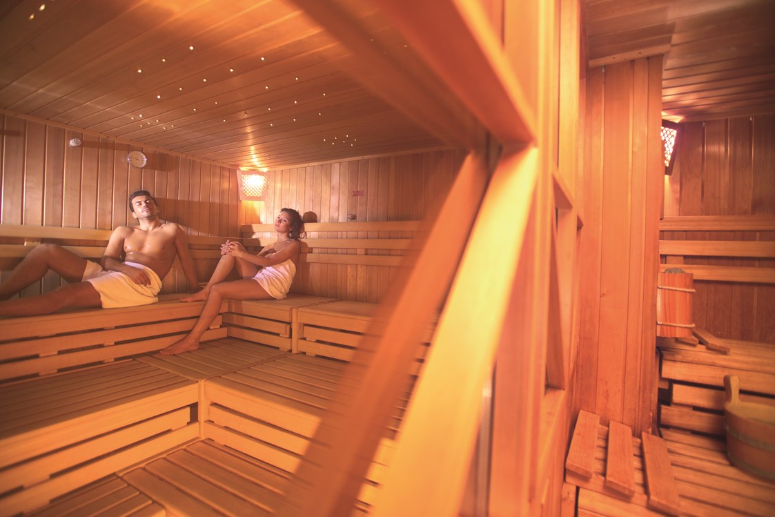 Kinderhotel: Finnische Sauna - 1 von 6 verschiedenen Saunen - The RESI Apartments "mit Mehrwert"