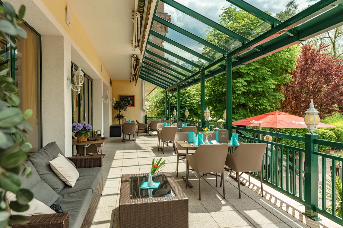 Kinderhotel: Hotelterrasse - Sport & Familienhotel Bärenwirt