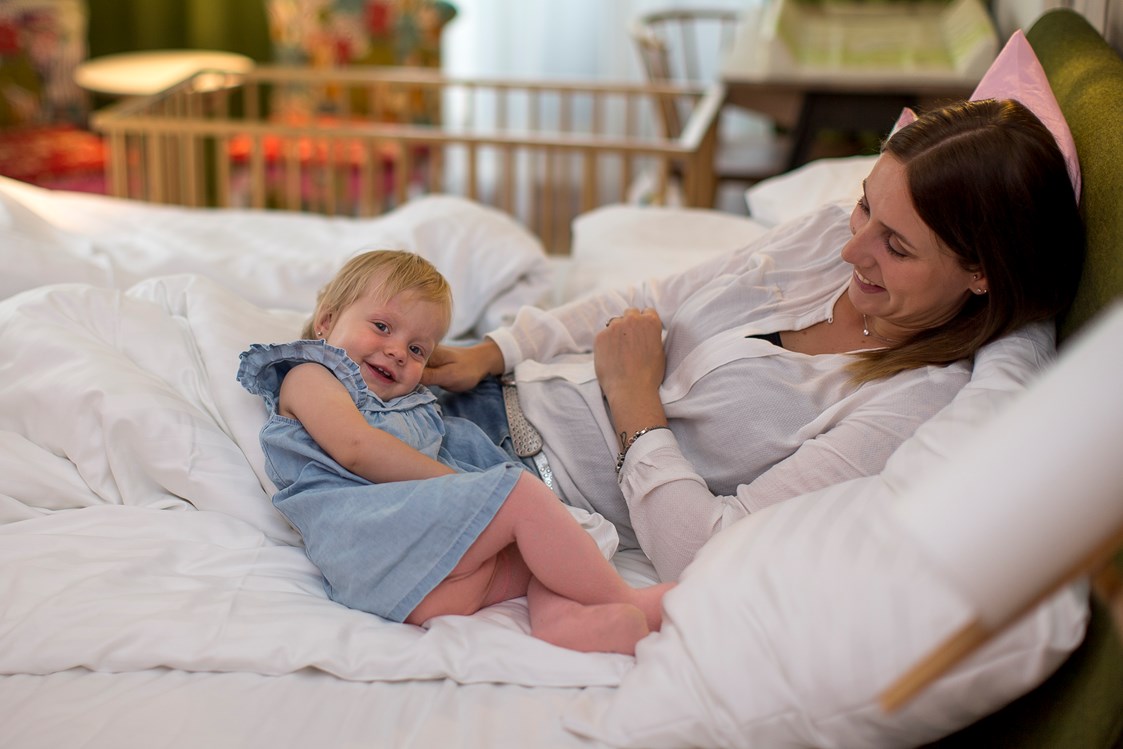 Kinderhotel: Doppelzimmer Aigenberg gut geeignet für Kleinfamilien - Hotel Felsenhof