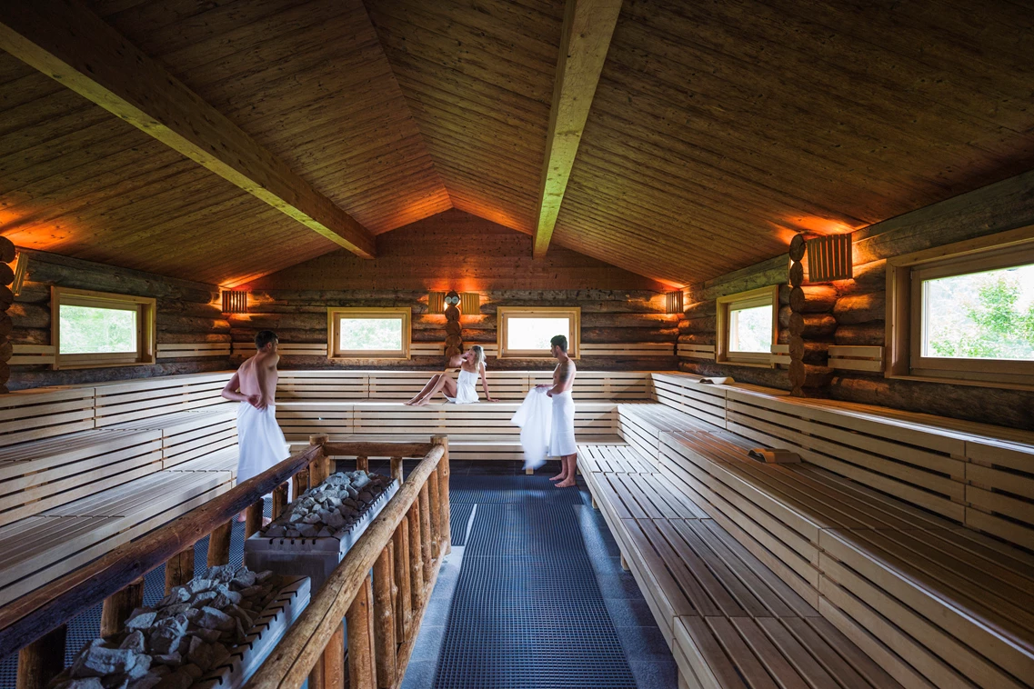 Kinderhotel: Almsauna in der GrimmingTherme - Aldiana Club Salzkammergut & GrimmingTherme