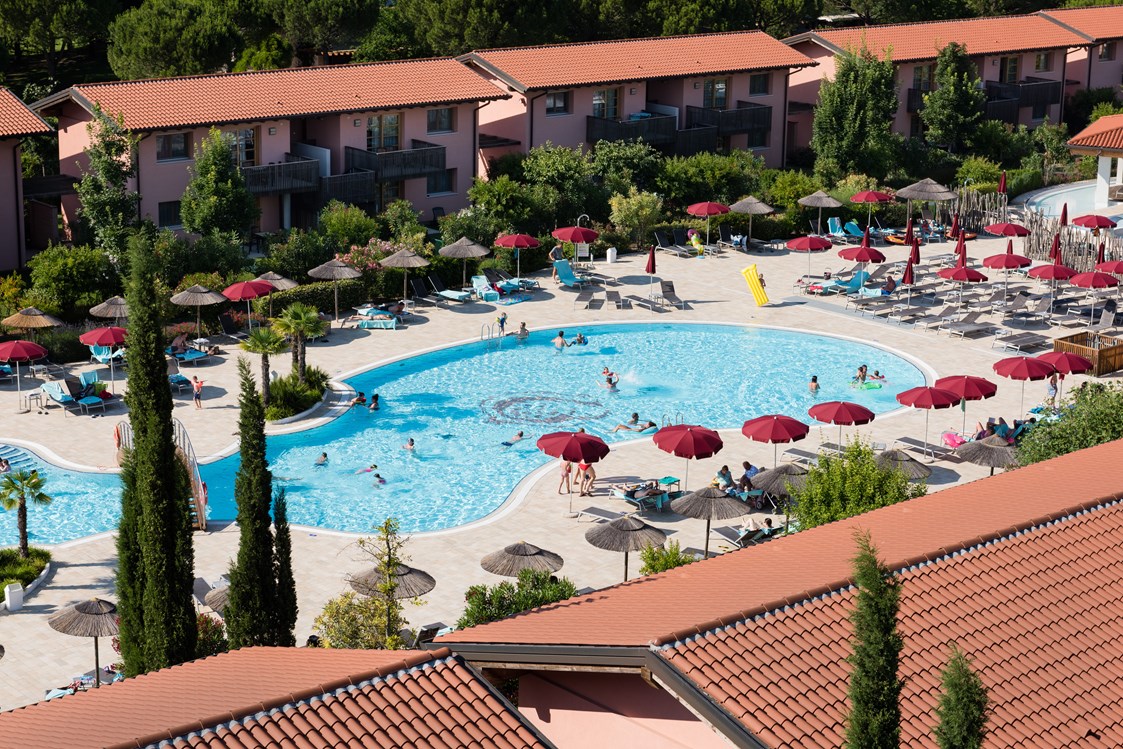 Kinderhotel: Green Village Resort (Lignano) - Poolanlage - Green Village Resort