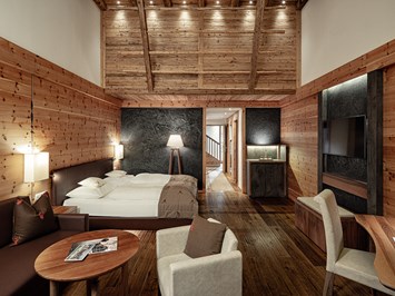 Hotel Masl Zimmerkategorien Suite Paradiso mit Sauna ca. 80m²- für 2 - 6 Personen