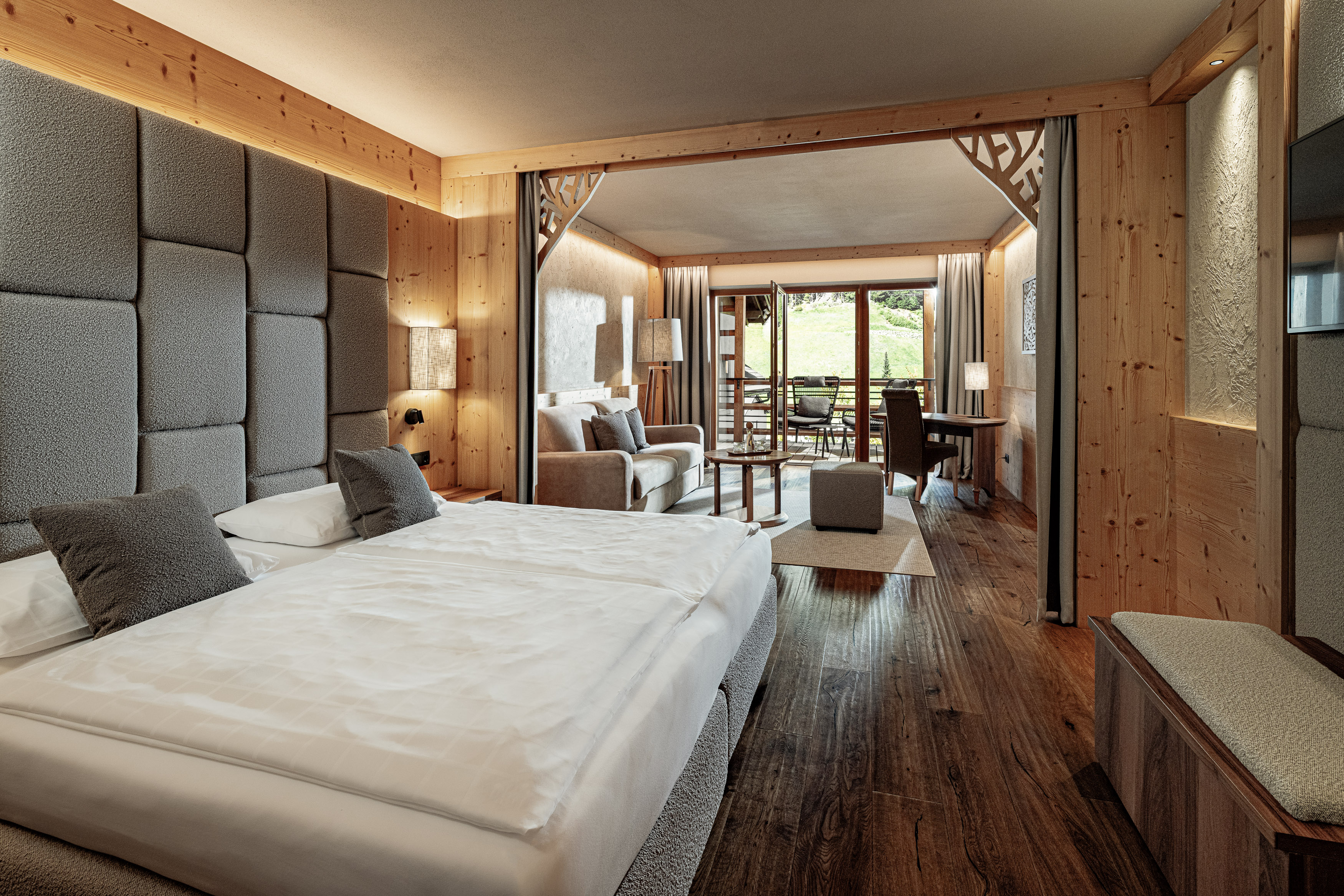 Hotel Masl Zimmerkategorien Suite Garden ca. 40-45m²- für 2 - 4 Personen