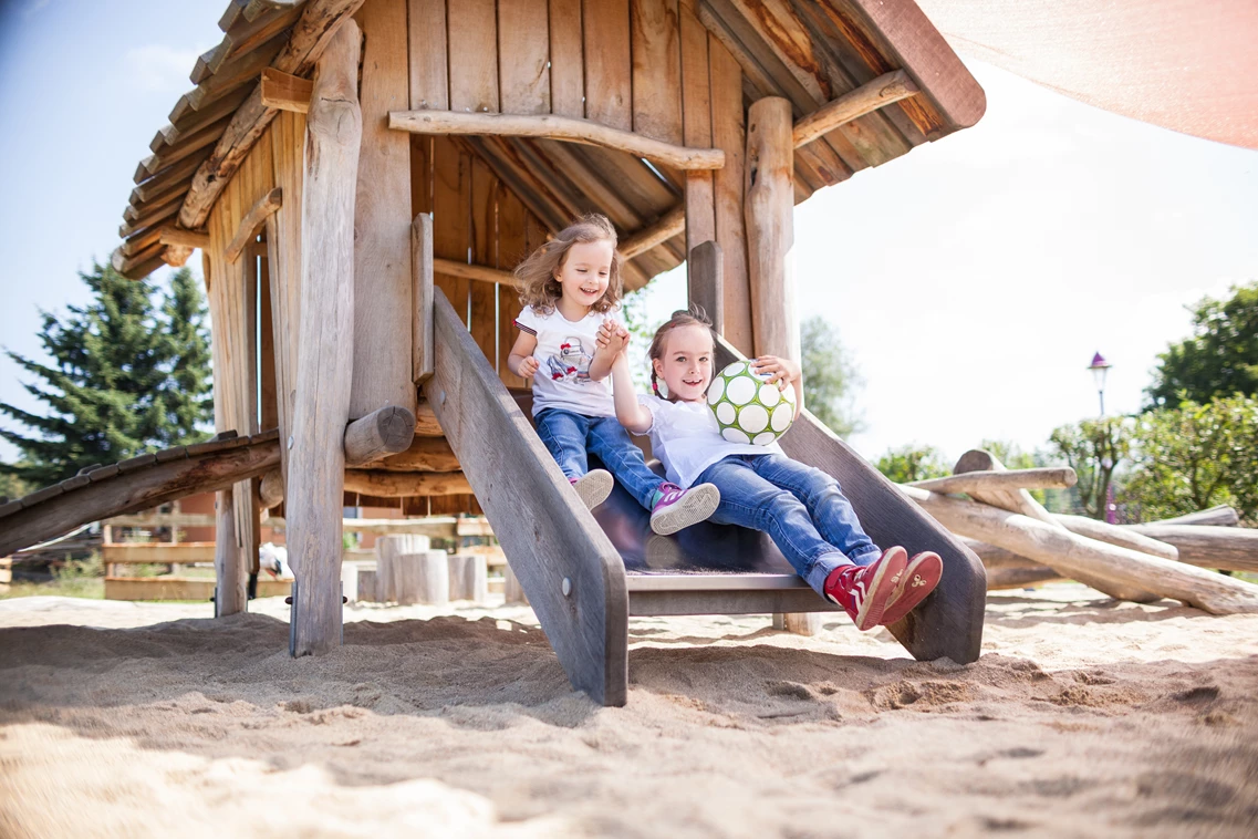 Kinderhotel: Kleinkinderspielplatz im Trixi Ferienpark - Trixi Ferienpark Zittauer Gebirge