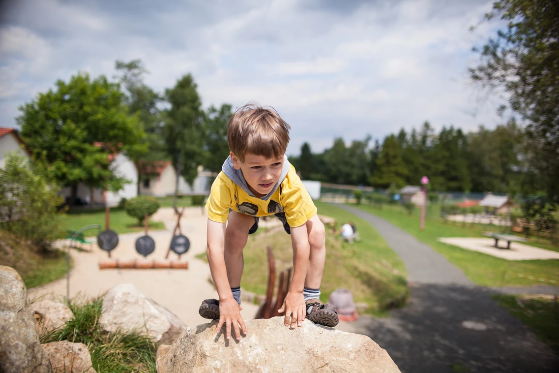 Kinderhotel: Kletterberg im Trixi Ferienpark - Trixi Ferienpark Zittauer Gebirge