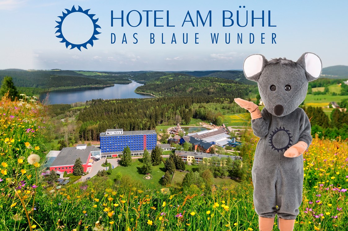 Kinderhotel: Hotel im Sommer mit der W(B)ühlmaus - Hotel Am Bühl