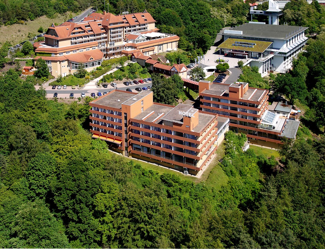 Kinderhotel: Luftbild - Göbel's Hotel Rodenberg