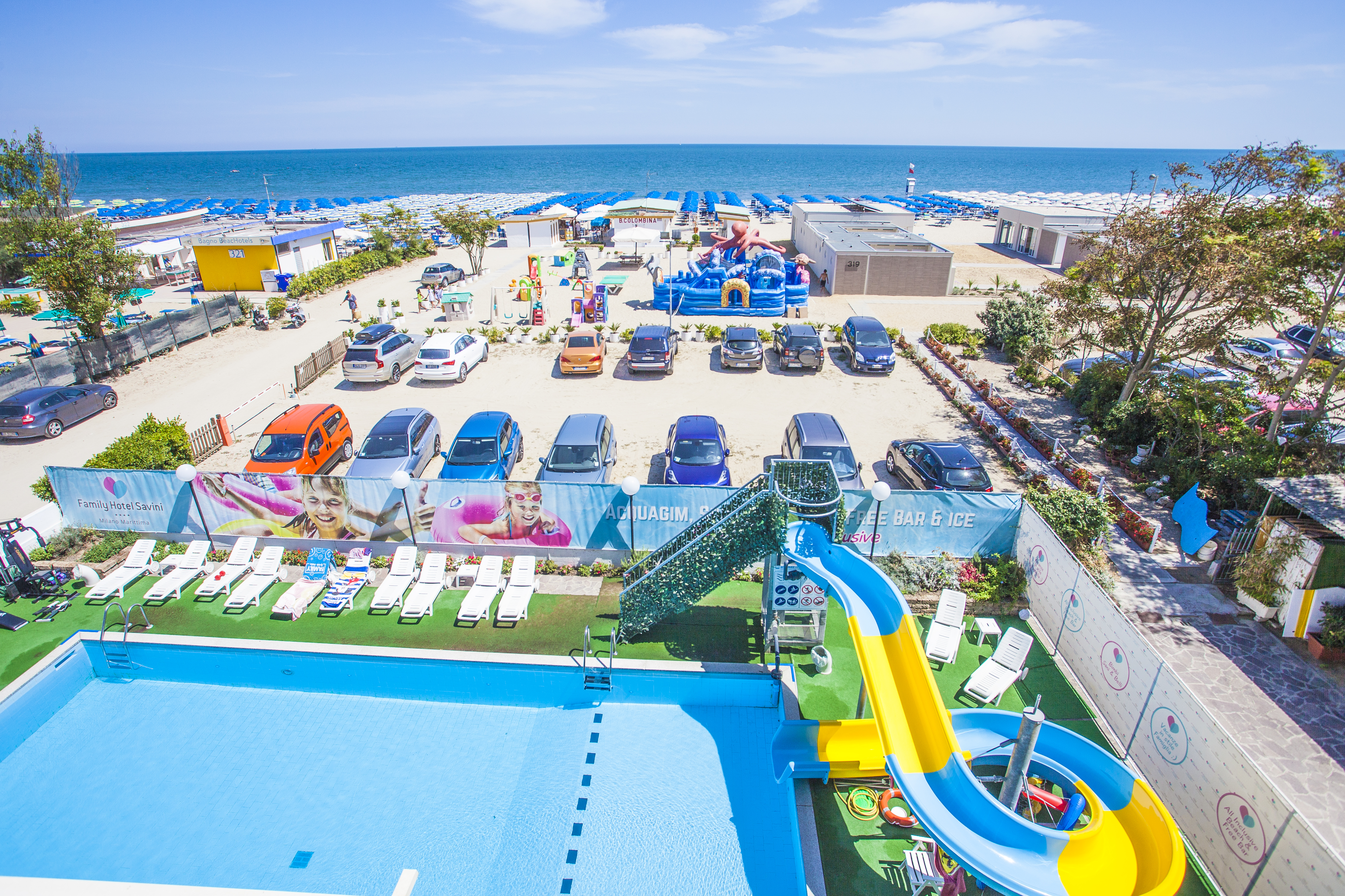 Familienhotel - barrierefrei - Emilia Romagna - Fabilia Family Hotel Milano Marittima - Pool und Privatstrand - Hotel King