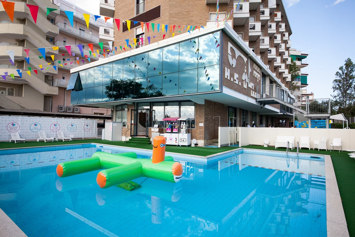 Kinderhotel: Fabilia Family Hotel Milano Marittima - Pool - Hotel King