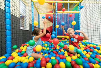 Kinderhotel: Softplayanlage im Miniclub - Baby + Kinderhotel Sonnelino