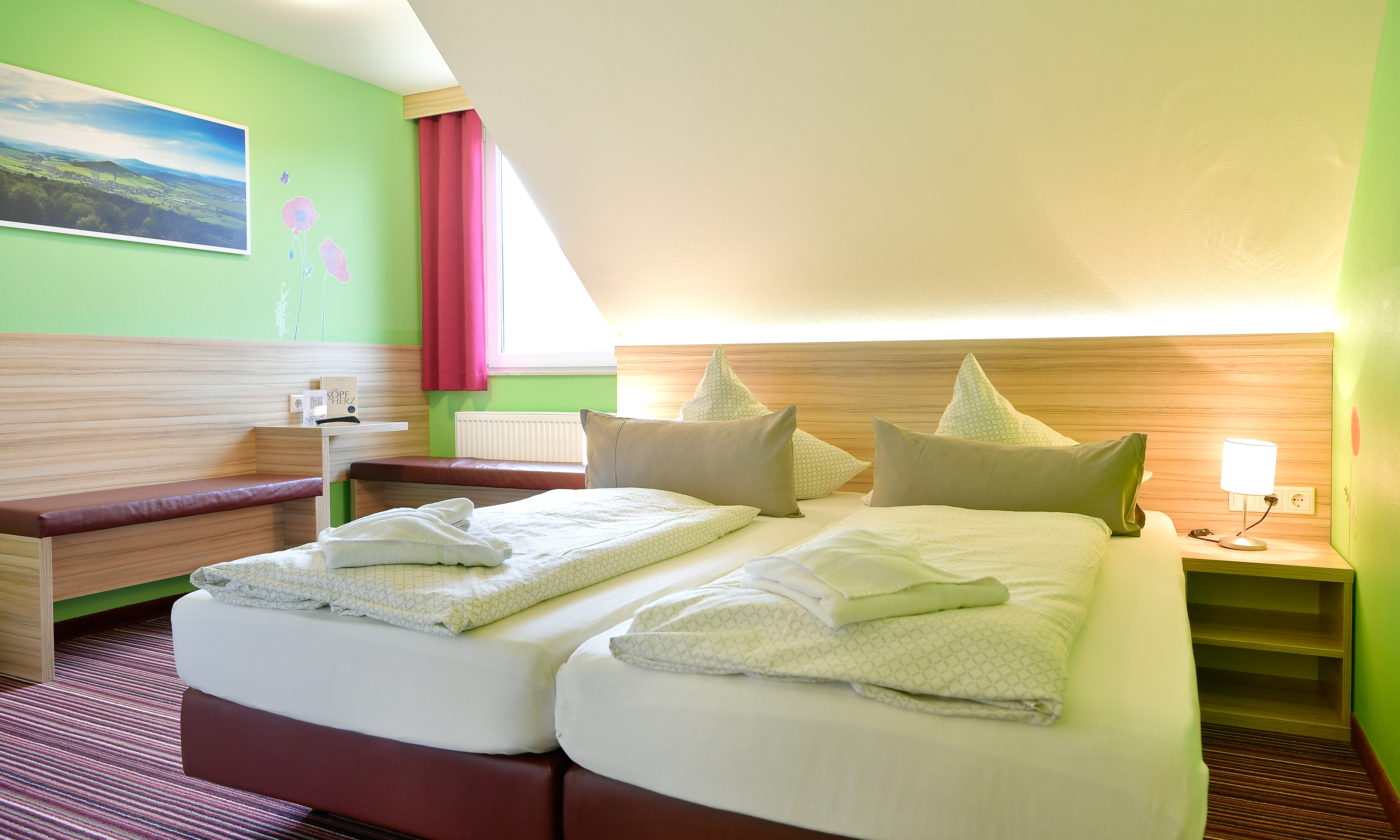 Familienhotel Rhön Feeling  Zimmerkategorien Doppelzimmer „Mohnblume“ | 16 qm