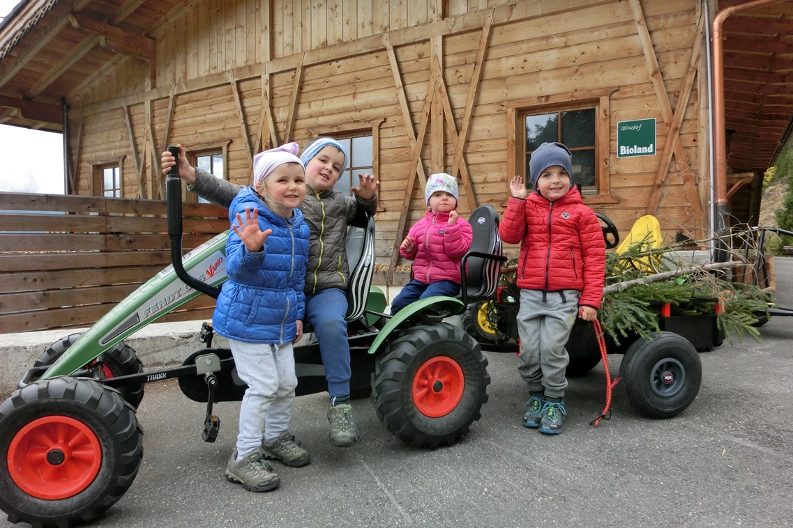 Kinderhotel: Trettraktoren - Glinzhof