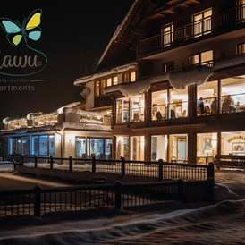 Kinderhotel: nawu_apartments_Restaurant_Winterurlaub - nawu apartments