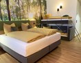 Kinderhotel: Doppelzimmer mit Stockbett für 2 weitere Kinder im Hotel am Sonnenlandpark - Hotel am Sonnenlandpark