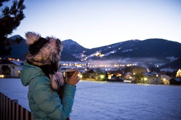 Kinderhotel: Ausblick Winter - Garberhof Dolomit Family