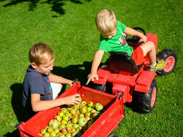 Kinderhotel: Trettraktoren - Wohlfühlresort & Feriengut Martinerhof