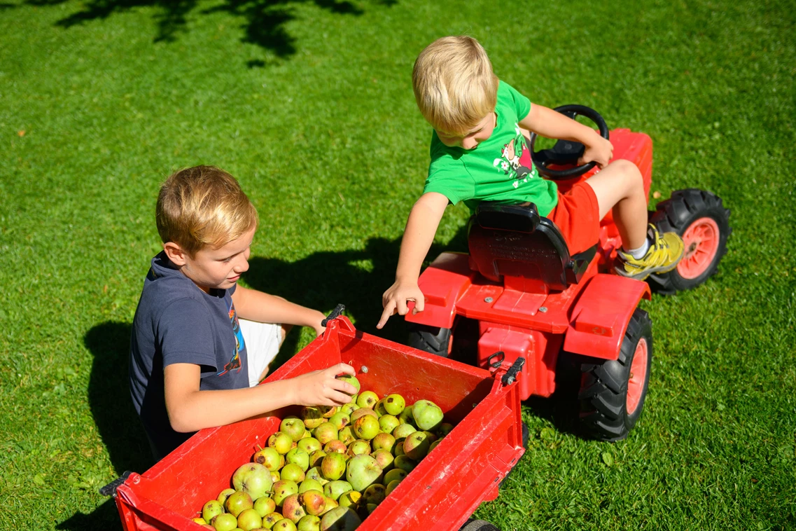 Kinderhotel: Trettraktoren - Wohlfühlresort & Feriengut Martinerhof