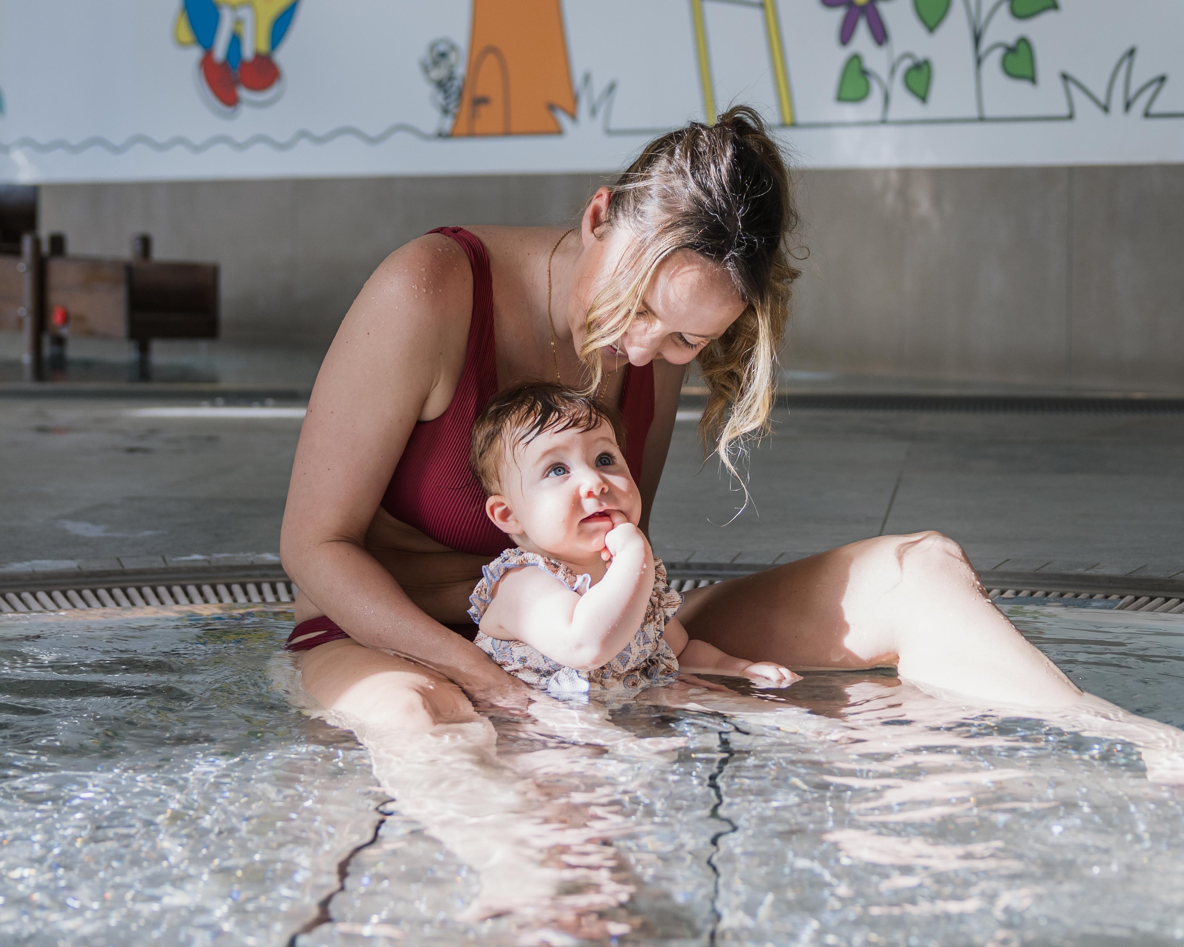 Kinderhotel: 15 cm Wassertiefe in unserem Babypool - perfekt für die kleinsten! - Baby- & Kinderhotel Laurentius - Wasser | Wellness