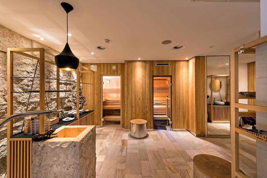 Kinderhotel: Saunabereich Furgler - Furgli Familienhotels - Wasser | Wellness