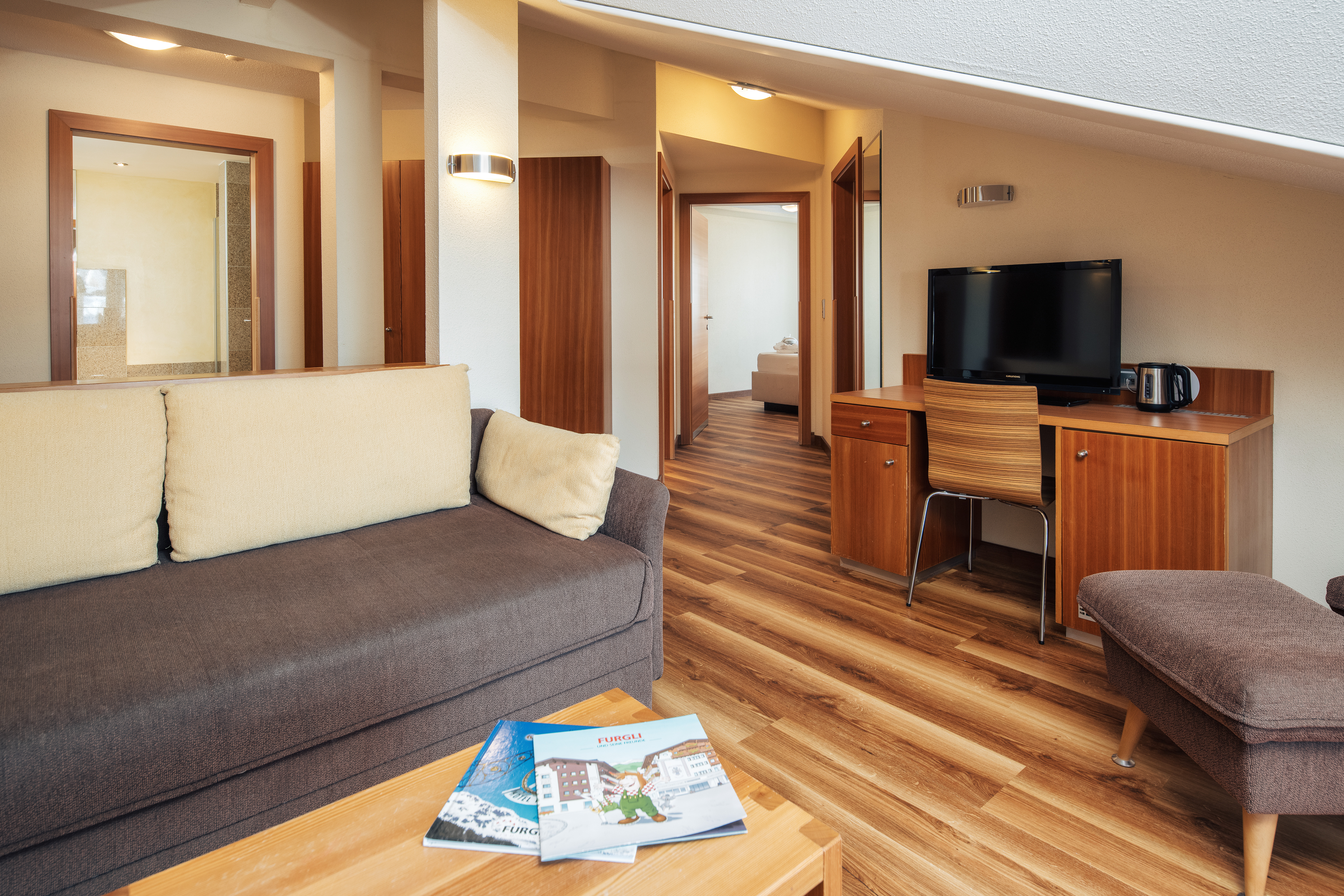 Kinderhotel: Furgli Familienhotels - Wohnen | Schlafen