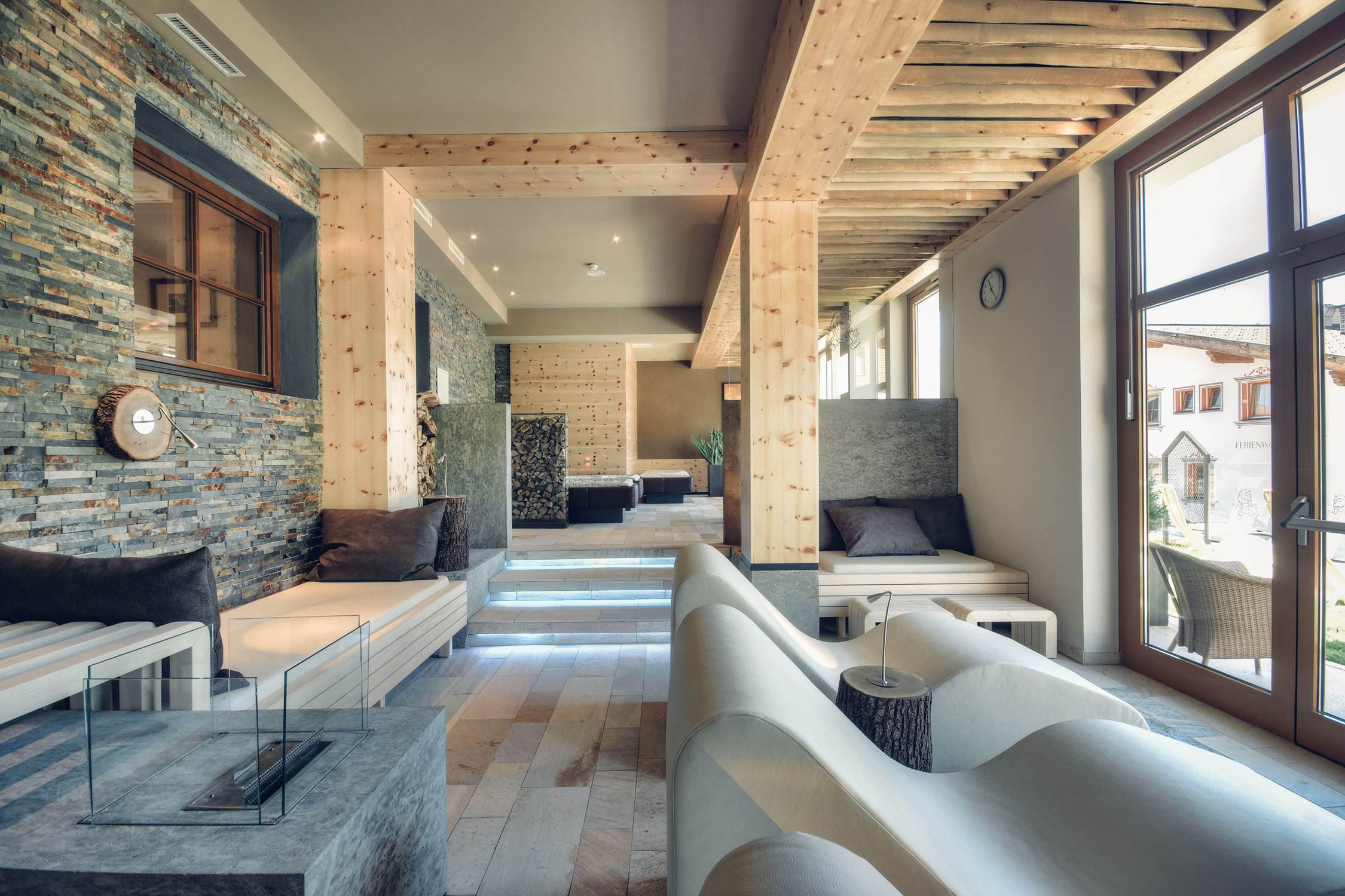 Kinderhotel: Ruhebereich Sauna Furgler - Furgli Hotels - Wasser | Wellness