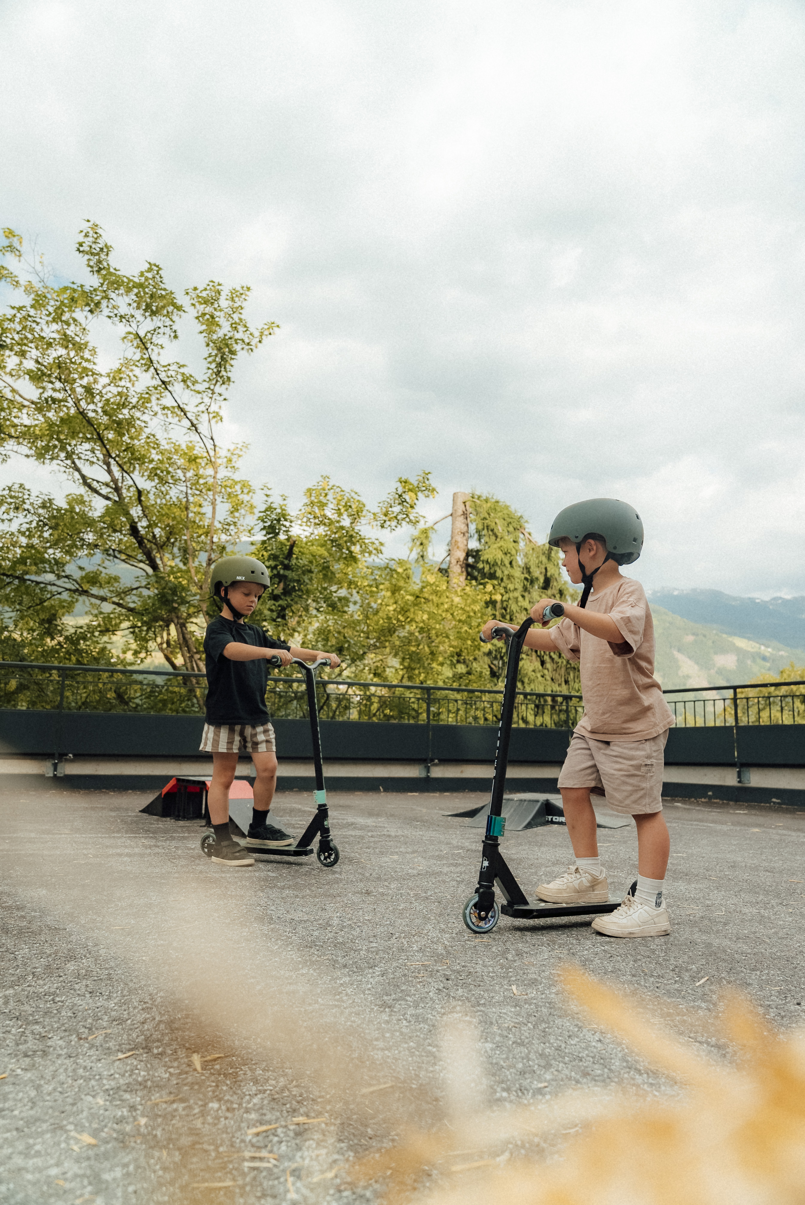 Kinderhotel: Scooterplatz  - Alpin Family Resort Seetal