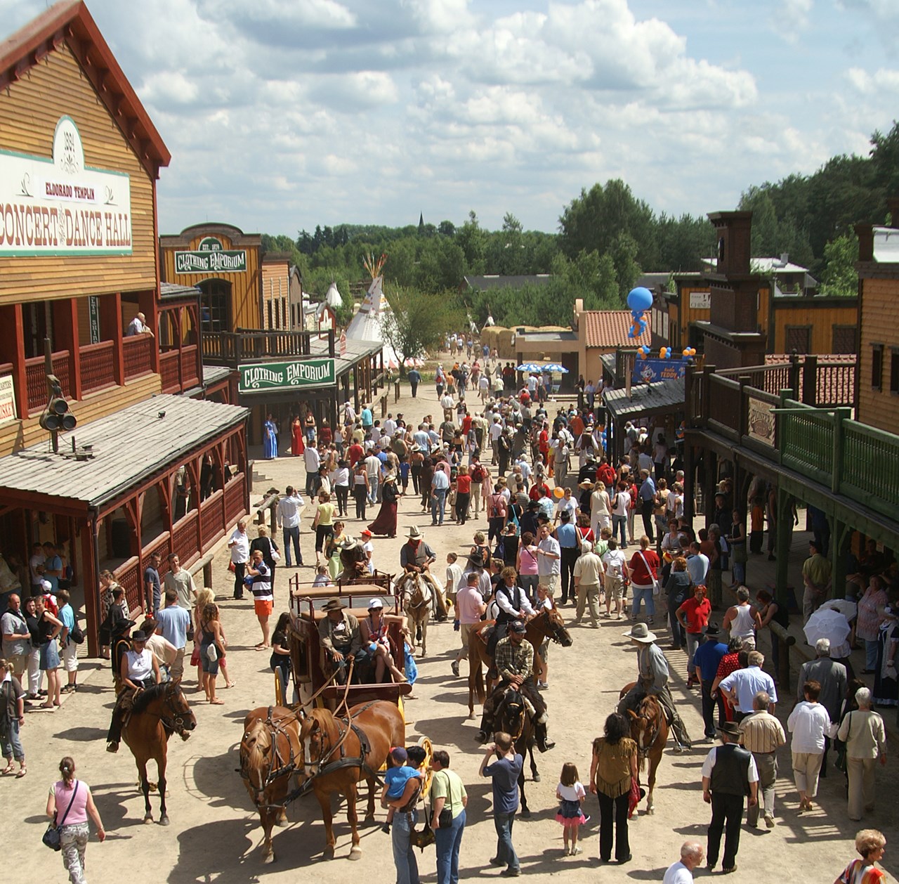 AHORN Seehotel Templin Ausflugsziele El Dorado Templin - Die Westernstadt