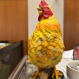 Kinderhotel: Das Huhn im Essraum - AHORN Seehotel Templin