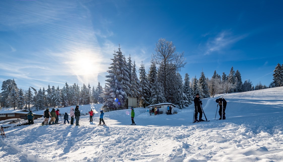 Kinderhotel: Ski- und Rodeln am Rotterhang - AHORN Waldhotel Altenberg
