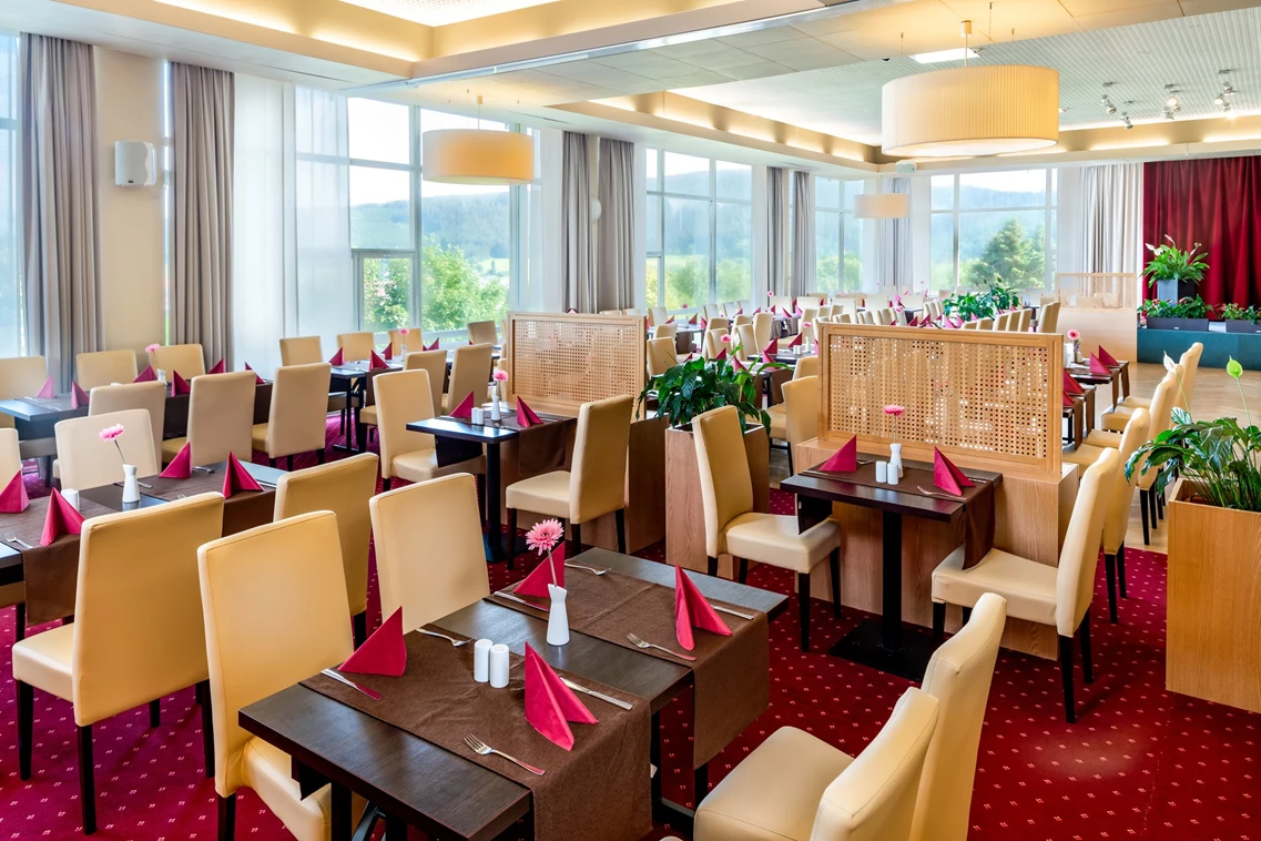 Kinderhotel: Halbpensionsrestaurant - AHORN Berghotel Friedrichroda