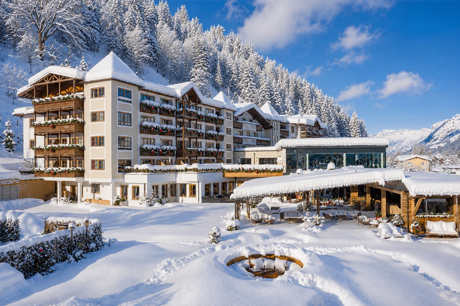 Familienhotel - Garten - Hüttschlag - Familien- und Sportresort Alpenblick