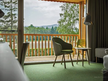 Kinderhotel: Übernachten im Doppelzimmer - Waldstrand-Hotel Großschönau