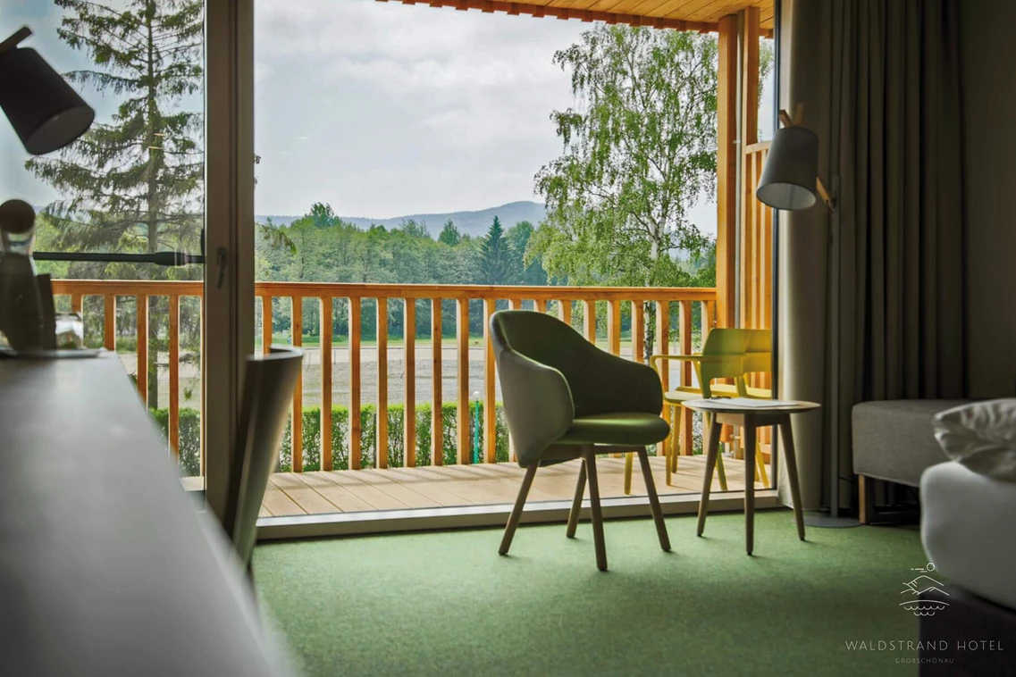 Kinderhotel: Übernachten im Doppelzimmer - Waldstrand-Hotel Großschönau