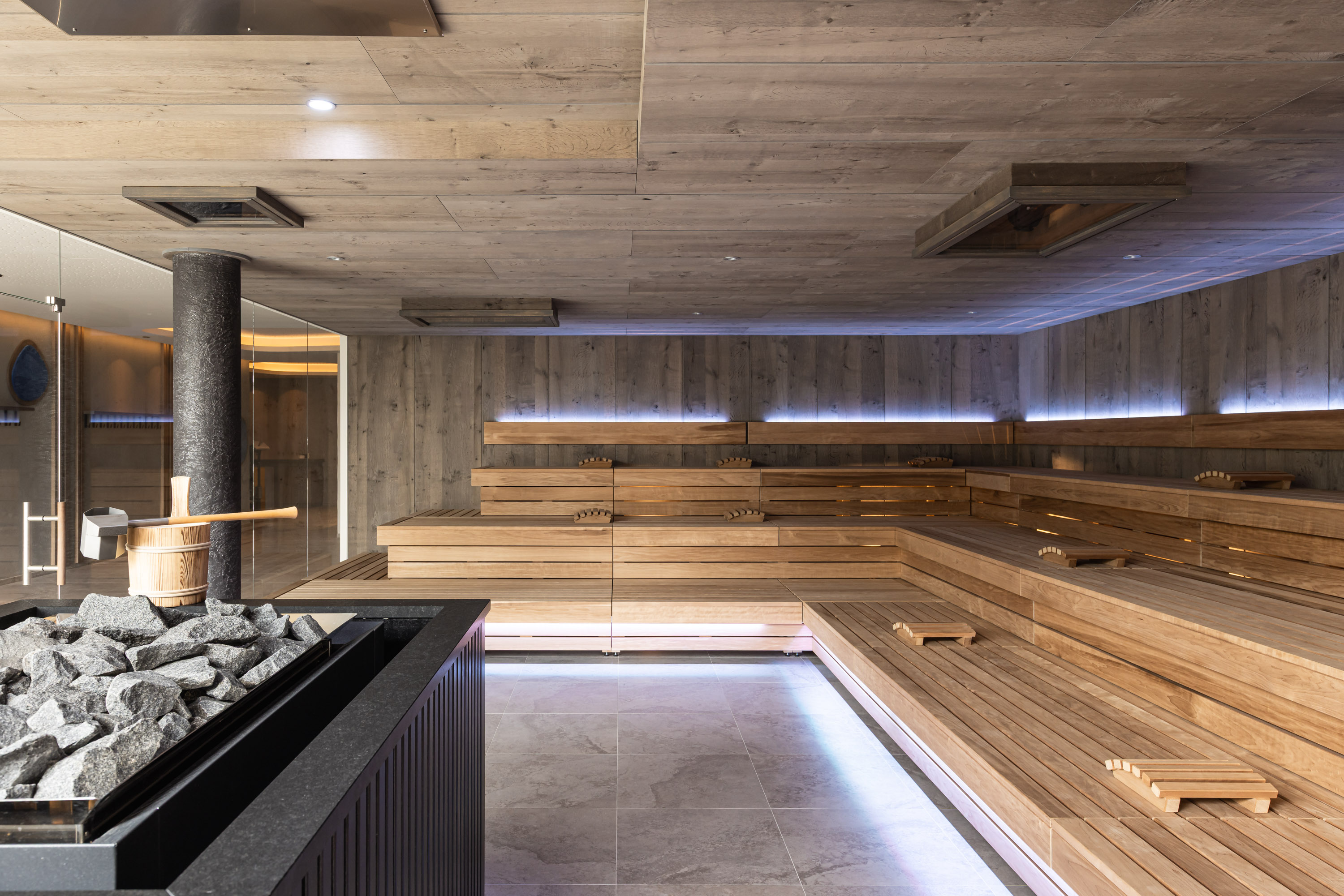 Kinderhotel: Lake Sauna mit Aufgüssen - DAS GERSTL Family Retreat