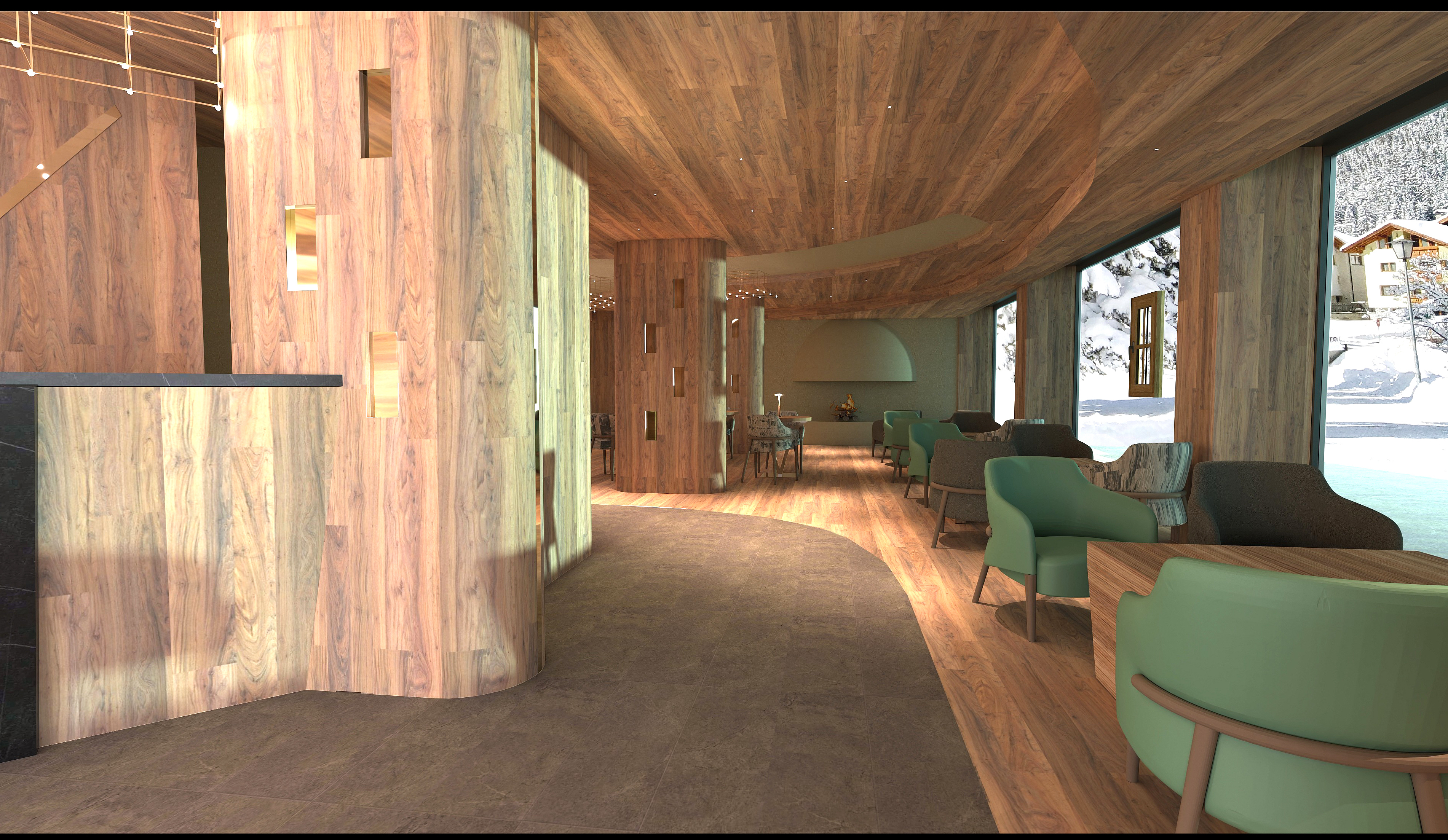 Familienhotel - Umgebungsschwerpunkt: Fluss - Reception - Hotel Miravalle