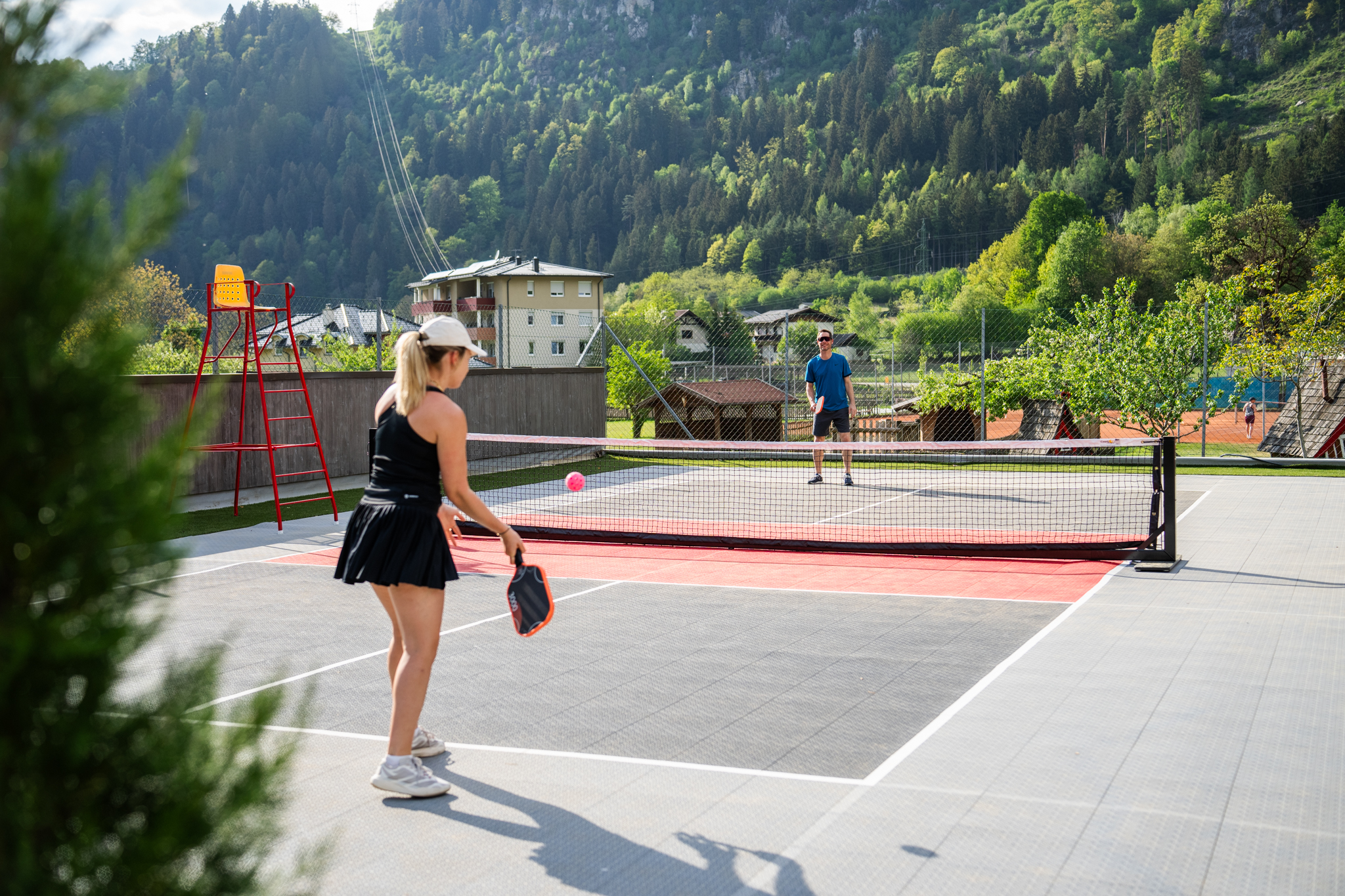 Kinderhotel: Pickleball Platz - Familiengut Hotel Burgstaller