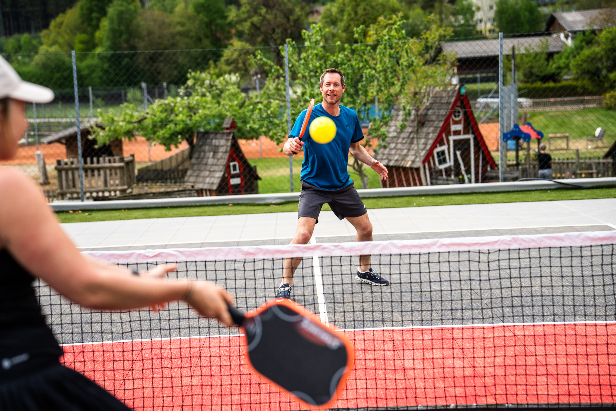 Kinderhotel: Eigener Pickleball Platz - Familiengut Hotel Burgstaller