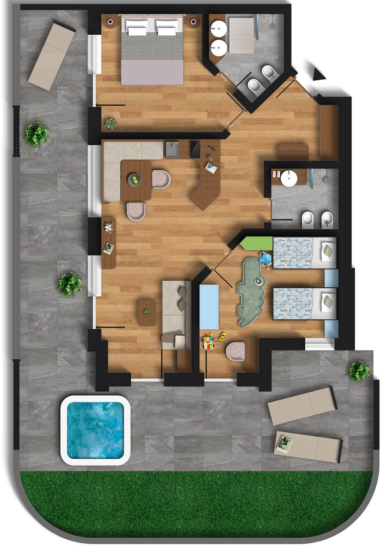 Amaris Suites Zimmerkategorien Panorama Spa Suite